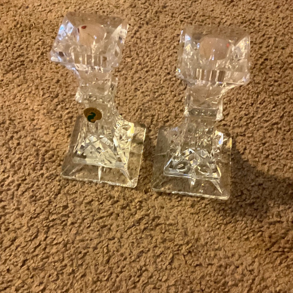 Waterford Crystal Lismore Candleholder set